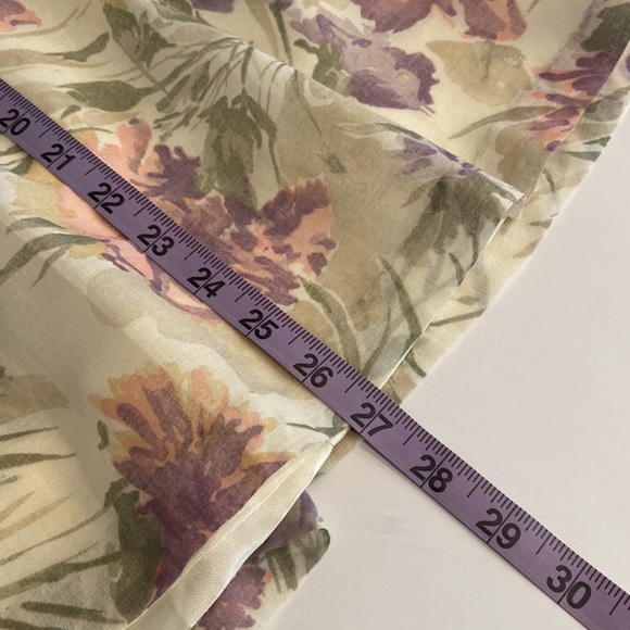 VINTAGE floral midi skirt - Picture 3 of 6